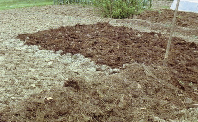 épandage du compost